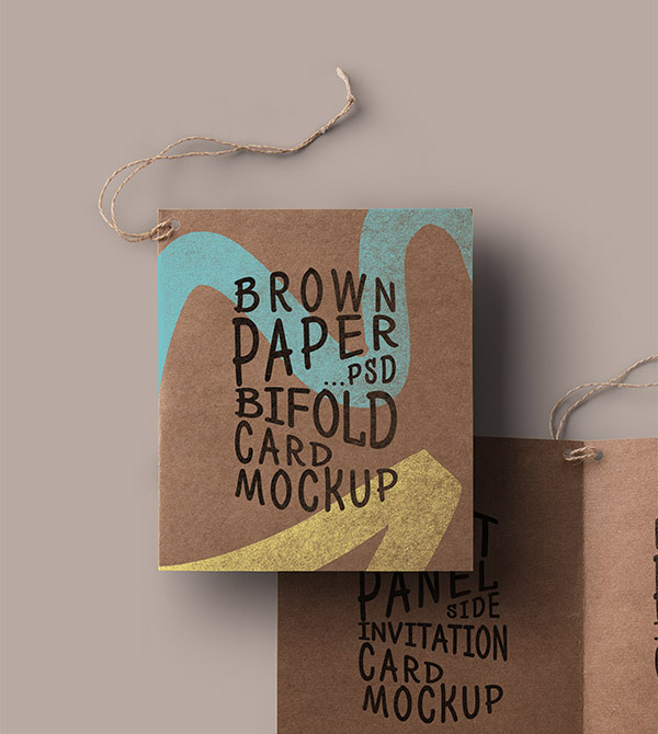 Brown Paper Card